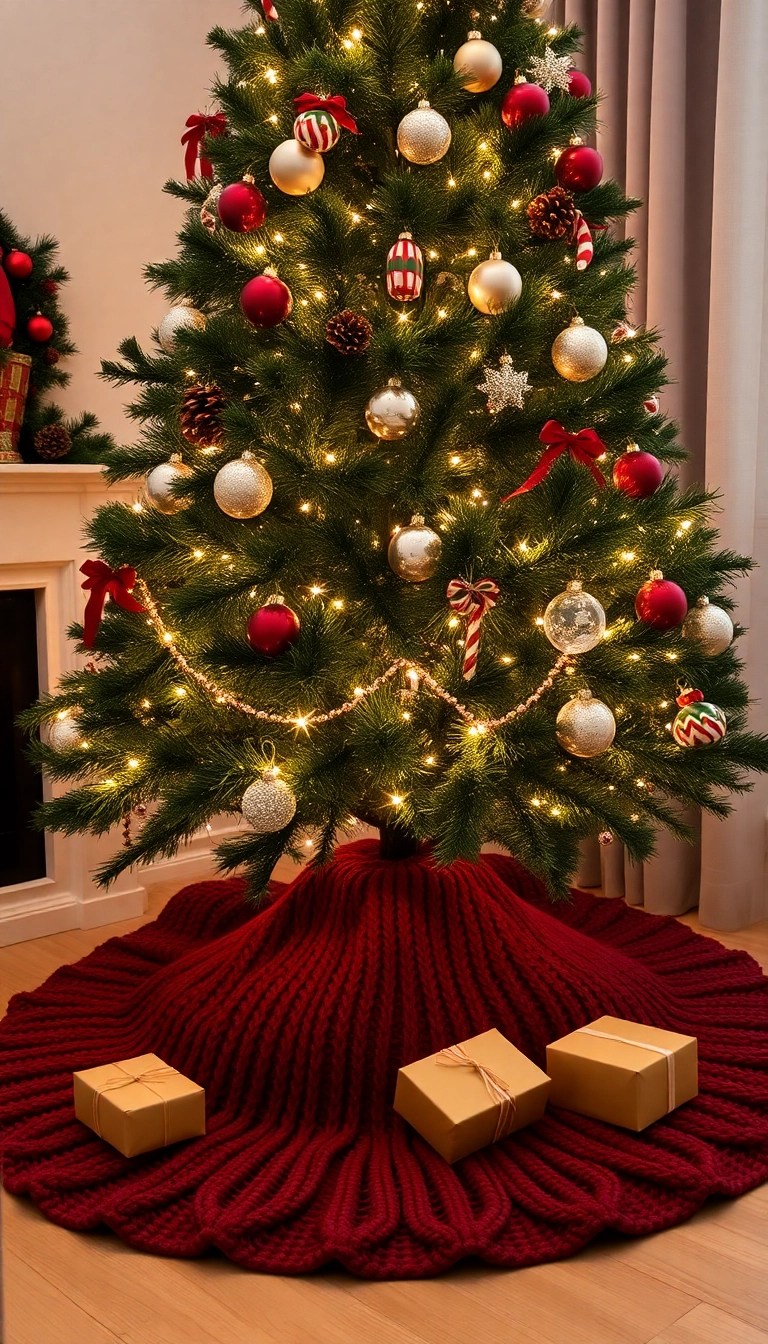 14 Cozy Christmas Decorations That'll Make Your Home Feel Like a Holiday Retreat! 🏡 - 14. Christmas Tree Skirt